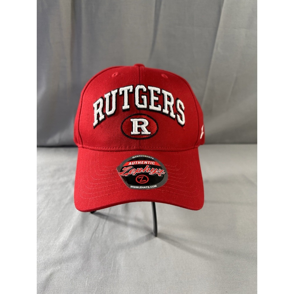 Zephyr Rutgers Scarlet‎ Knights NCAA Cap Red Adjustable College Hat Adult OSFM